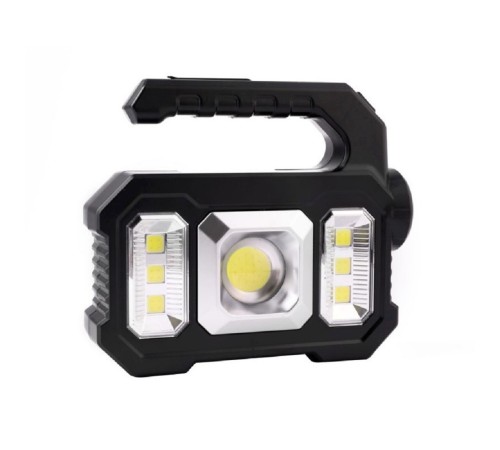 Ultraflash LED51526 (фонарь акк 4В, черн., 1LED+COB+6xSMD, 3 Вт, 4 реж, Micro USB, бокс)