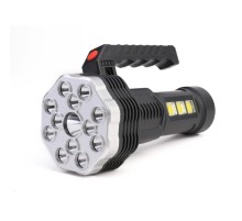 Ultraflash LED51537  (фонарь акк 4В, черн., 16LED, 3 Вт, 4 реж, Micro USB, бокс)
