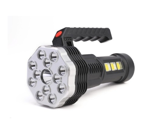 Ultraflash LED51537  (фонарь акк 4В, черн., 16LED, 3 Вт, 4 реж, Micro USB, бокс)