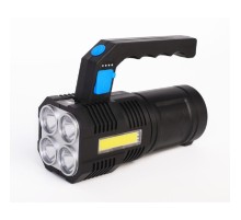 Ultraflash LED53766 (фонарь акк 4В, черн., 4LED+COB, 3 Вт, 4 реж, USB, бокс са)
