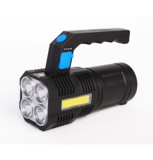 Ultraflash LED53766 (фонарь акк 4В, черн., 4LED+COB, 3 Вт, 4 реж, USB, бокс са)