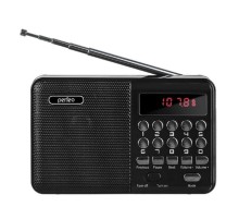 Perfeo радиоприемник цифровой PALM FM+ 87.5-108МГц/ MP3/ питание USB или 18650/ черный (i90-BL) [PF_A4870]