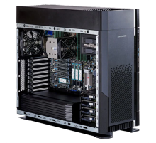 Серверная платформа Supermicro SuperWorkstation Full Tower 551A-T W-3400 Xeon/no DIMM(16) only DDR5/SATARAID HDD(4)LFF/1x10Gbe, 1x1Gbe/6xPCIex5-16/4xM.2/2x2000W (SYS-551A-T)