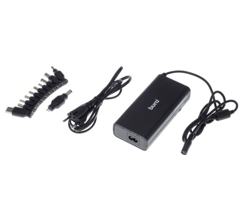 Блок питания Buro BUM-1130M90 ручной 90W 12V-20V 11-connectors 3.75A 1xUSB 1A от бытовой электросети LED индикатор