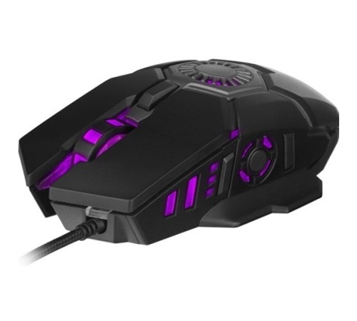 Мышь Sven RX-G880 6+1кл. 400-7000 DPI, ПО, вентилятор, подсветка, игров. Упак