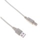 Кабель Buro BHP RET USB_BM30 USB A(m) USB B(m) 3м серый блистер