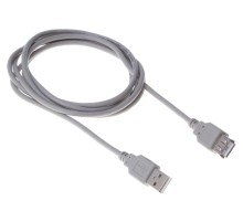 Кабель Buro BHP RET USB_AF18 USB A(m) USB A(f) 1.8м серый блистер
