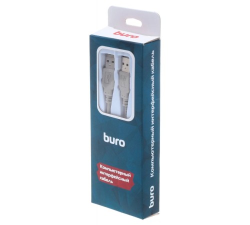 Кабель Buro BHP RET USB_AM30 USB A(m) USB A(m) 3м серый блистер Кабель Buro BHP RET USB_AM30 USB A(m) USB A(m) 3м серый блистер