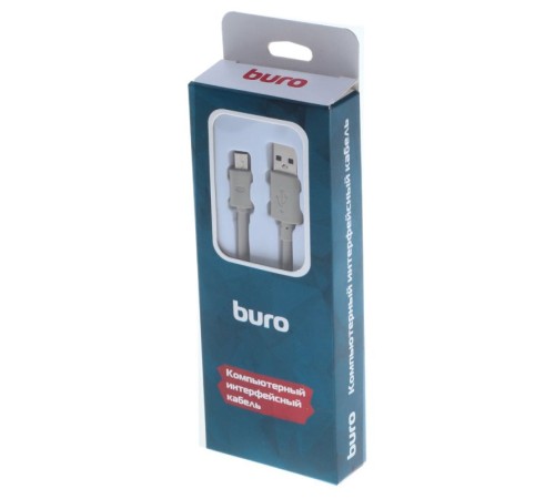 Кабель Buro BHP RET USB_MINI18 USB (m)-mini USB (m) 1.8м серый