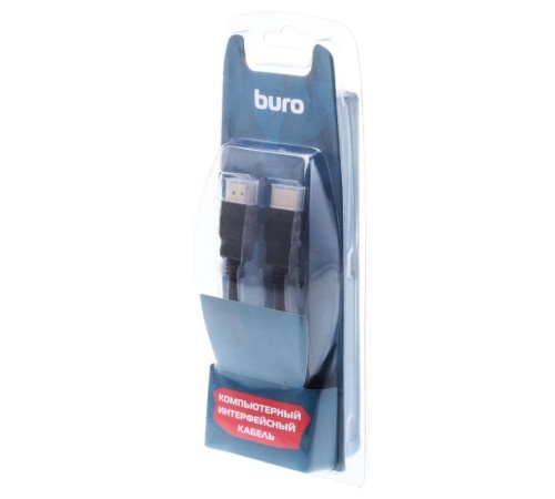 Кабель аудио-видео Buro HDM 1.4 HDMI (m)/HDMI (m) 1.8м. феррит.кольца Позолоченные контакты черный (BHP RET HDMI18) Кабель аудио-видео Buro HDM 1.4 HDMI (m)/HDMI (m) 1.8м. феррит.кольца Позолоченные контакты черный (BHP RET HDMI18)