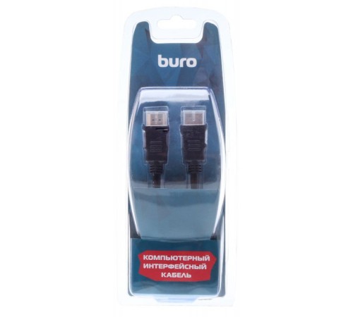 Кабель аудио-видео Buro HDM 1.4 HDMI (m)/HDMI (m) 1.8м. феррит.кольца Позолоченные контакты черный (BHP RET HDMI18) Кабель аудио-видео Buro HDM 1.4 HDMI (m)/HDMI (m) 1.8м. феррит.кольца Позолоченные контакты черный (BHP RET HDMI18)