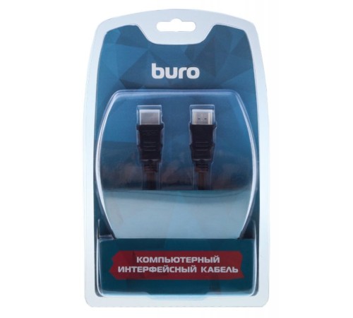 Кабель аудио-видео Buro HDMI 1.4 HDMI (m)/HDMI (m) 5м. Позолоченные контакты черный (BHP RET HDMI50) Кабель аудио-видео Buro HDMI 1.4 HDMI (m)/HDMI (m) 5м. Позолоченные контакты черный (BHP RET HDMI50)