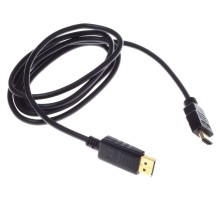 Кабель аудио-видео Buro DisplayPort (m)/HDMI (m) 1.8м. феррит.кольца Позолоченные контакты черный (BHP RET HDMI_DPP18)