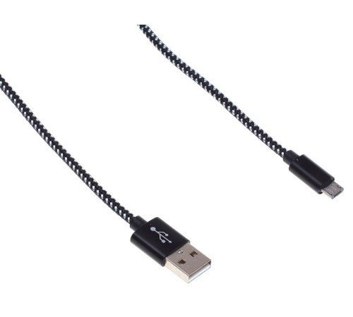 Кабель Buro Braided BHP RET MICUSB-BR USB (m)-micro USB (m) 1м черный Кабель Buro Braided BHP RET MICUSB-BR USB (m)-micro USB (m) 1м черный