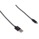 Кабель Buro Braided BHP RET MICUSB-BR USB (m)-micro USB (m) 1м черный