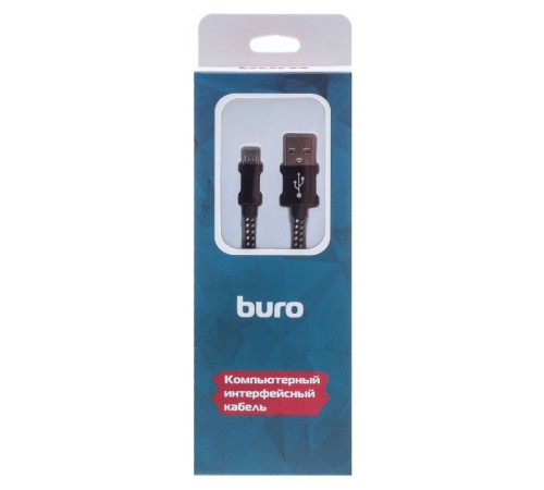 Кабель Buro Braided BHP RET MICUSB-BR USB (m)-micro USB (m) 1м черный Кабель Buro Braided BHP RET MICUSB-BR USB (m)-micro USB (m) 1м черный