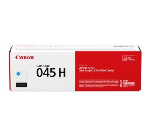 Картридж лазерный Canon 045 H C 1245C002 голубой (2200стр.) для Canon i-SENSYS MF630