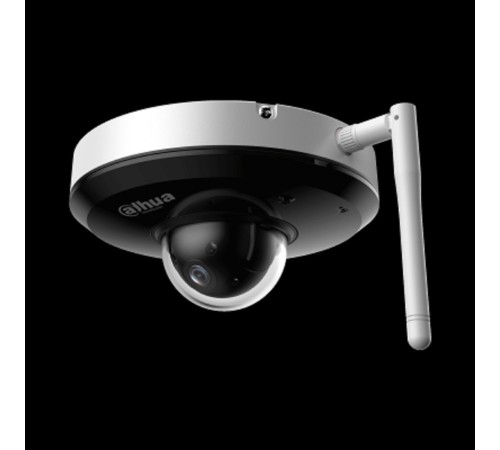 DAHUA DH-SD1A404DB-GNY-W Мини-купольная PTZ IP-видеокамера с Wi-Fi 2.4ГГц 4Мп, 1/2.8” CMOS, моторизованный объектив 2.8~12мм, видеоаналитика, ИК 20м, IP66, IK08, корпус: металл