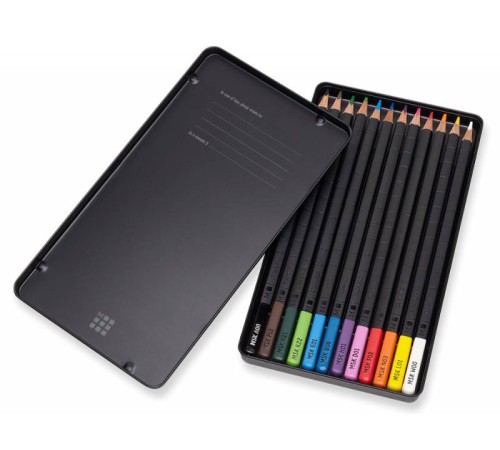 Карандаши цветные акварельные Moleskine WATERCOLOUR EW7P12COLA 12цв. мет.кор. Карандаши цветные акварельные Moleskine WATERCOLOUR EW7P12COLA 12цв. мет.кор.