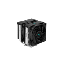 Кулер для процессора DEEPCOOL AG620 DIGITAL LGA1700/1200/115X/AM5/AM4 (8шт/кор, TDP 260W, PWM, DUAL Fan 120mm, 6 тепл. трубок, черный) RET (AG620 DIGITAL)