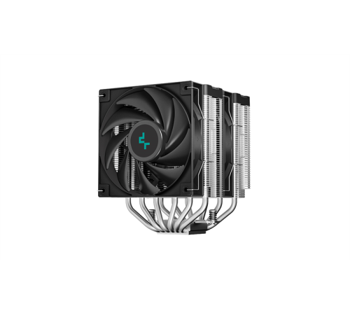 Кулер для процессора DEEPCOOL AG620 DIGITAL LGA1700/1200/115X/AM5/AM4 (8шт/кор, TDP 260W, PWM, DUAL Fan 120mm, 6 тепл. трубок, черный) RET (AG620 DIGITAL) Кулер для процессора DEEPCOOL AG620 DIGITAL LGA1700/1200/115X/AM5/AM4 (8шт/кор, TDP 260W, PWM, DUAL Fan 120mm, 6 тепл. трубок, черный) RET (AG620 DIGITAL)