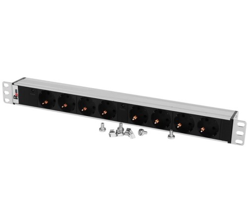 Блок распределения питания Rem IP20 R-32-8S-I-440-K гор.размещ. 8xSchuko базовые 32A клеммная колодка Блок распределения питания Rem IP20 R-32-8S-I-440-K гор.размещ. 8xSchuko базовые 32A клеммная колодка