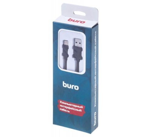 Кабель Buro BHP RET TYPEC18 USB A(m) USB Type-C (m) 1.8м черный Кабель Buro BHP RET TYPEC18 USB A(m) USB Type-C (m) 1.8м черный