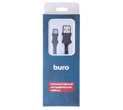 Кабель Buro BHP RET TYPEC18 USB A(m) USB Type-C (m) 1.8м черный Кабель Buro BHP RET TYPEC18 USB A(m) USB Type-C (m) 1.8м черный