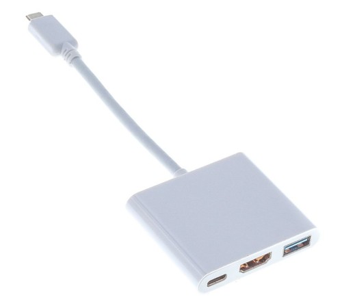 Переходник Buro BHP RET TPC-HDM USB Type-C (m) HDMI (f) USB 3.0 A(f) USB Type-C (f) белый Переходник Buro BHP RET TPC-HDM USB Type-C (m) HDMI (f) USB 3.0 A(f) USB Type-C (f) белый