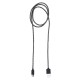 Кабель Buro Braided BHP RET TYPEC1 USB (m)-USB Type-C (m) 1м