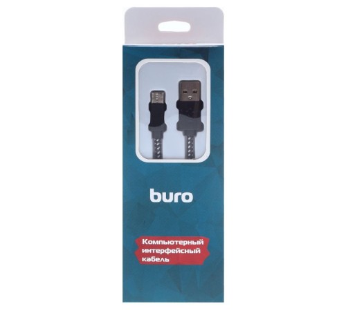 Кабель Buro Braided BHP RET TYPEC1 USB (m)-USB Type-C (m) 1м Кабель Buro Braided BHP RET TYPEC1 USB (m)-USB Type-C (m) 1м