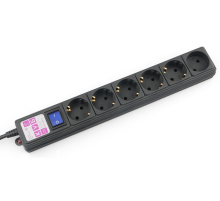 Power Cube Фильтр-удлинитель 1,9м 6 р 16А SPG6-B1,9M (21887), черный