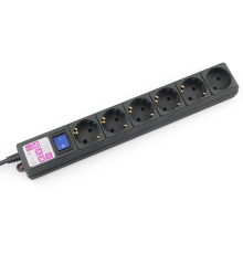 Power Cube Фильтр-удлинитель 3м 6 р 16А SPG6-B3M (21888), черный