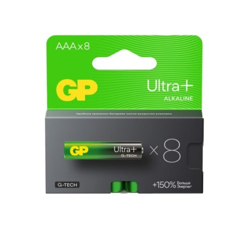 GP 24AUPA21-2CRB8 96/768 Ultra Plus Alkaline 24А AAA (8 шт. в уп-ке)