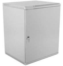 Шкаф коммутационный ЦМО ШРН-Э-12.650.1 12U 600x650мм пер.дв.металл несъемн.бок.пан. 50кг серый