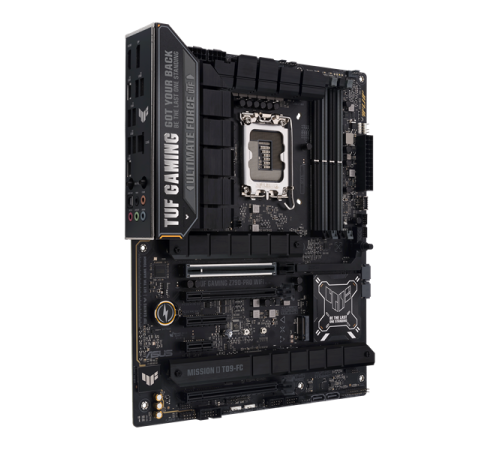 Материнская плата ASUS TUF GAMING Z790-PRO WIFI, LGA1700, Z790, 4*DDR5, HDMI+DP, 4xSATA3 + RAID, M2, Audio, Gb LAN, USB 3.2, USB 2.0, ATX; 90MB1FJ0-M0EAY0 (TUF GAMING Z790-PRO WIFI)