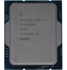 Процессор CPU Intel Core i7-14700KF (3.4GHz/33MB/20 cores) LGA1700 OEM, TDP 125W, max 192Gb DDR4-3200 DDR5-5600, CM8071504820722SRN3Y, 1 year (SRN3Y)