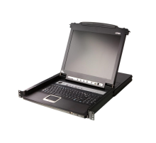 Квм консоль ATEN 8-Port PS/2-USB VGA Single Rail 17.3" 1920 x 1080 @ 60 Hz LCD KVM Switch (CL5708MW-ATA-RG)