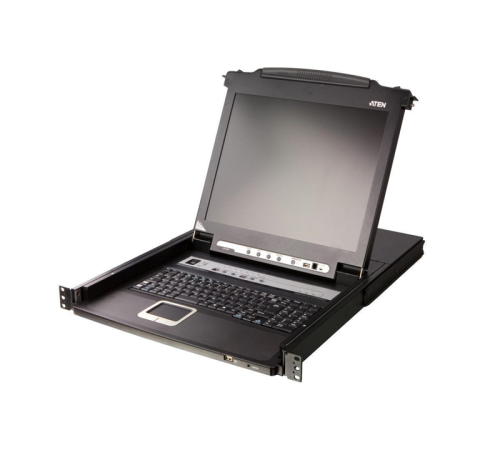 Квм консоль ATEN 8-Port PS/2-USB VGA Single Rail 17.3" 1920 x 1080 @ 60 Hz LCD KVM Switch (CL5708MW-ATA-RG) Квм консоль ATEN 8-Port PS/2-USB VGA Single Rail 17.3" 1920 x 1080 @ 60 Hz LCD KVM Switch (CL5708MW-ATA-RG)