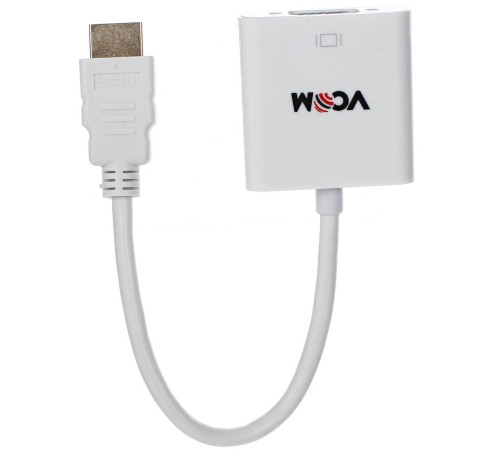VCOM CG558 Кабель-переходник HDMI(M) -> VGA(F) [6937510858736]