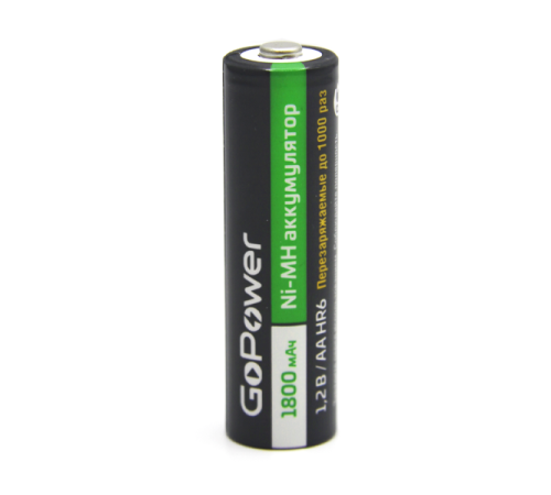 Аккумулятор бытовой GoPower HR6 AA BL2 NI-MH 1800mAh (2/20/240) блистер (2 шт.) Аккумулятор бытовой GoPower HR6 AA (00-00015317) Аккумулятор бытовой GoPower HR6 AA BL2 NI-MH 1800mAh (2/20/240) блистер (2 шт.) Аккумулятор бытовой GoPower HR6 AA (00-00015317)