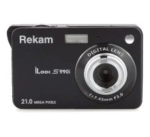 Rekam iLook S990i черный 21Mpix 2.7" 720p SDHC/MMC CMOS IS el/Li-Ion