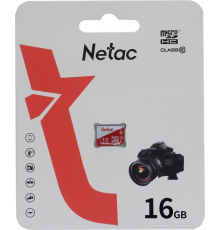 Флеш карта microSDHC 16Gb Netac (NT02P500ECO-016G-S)