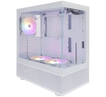 Корпус 1STPLAYER MIKU Mi7-A White / ATX / 3x120mm LED fans / Mi7-A-WH-2F1R-W-1F1-W