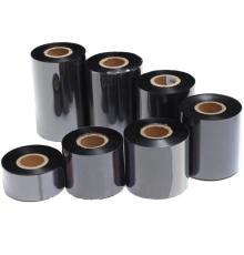 Красящая лента воск, рулон Ribbon 110mm*300m Wax OUT Black 1" core (110*300 WAX)