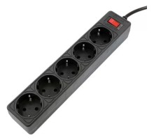 5bites Сетевой фильтр GARDA SP5B-518 5S / 3*0.75MM2 / 1.8M / BLACK