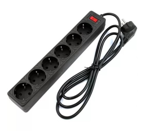 5bites Сетевой фильтр GARDA SP6B-518 6S / 3*0.75MM2 / 1.8M / BLACK