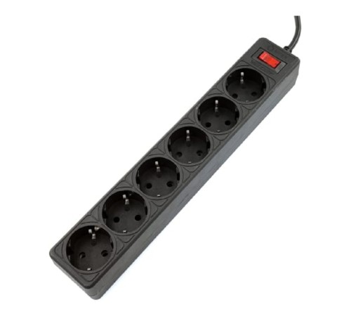 5bites Сетевой фильтр GARDA SP6B-550 6S / 3*0.75MM2 / 5M / BLACK