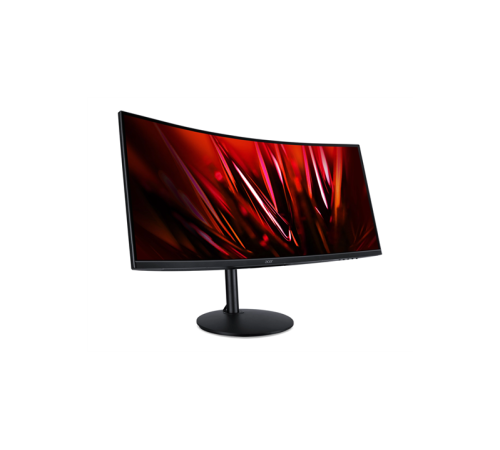 Монитор 34'' ACER Nitro XZ342CUS3bmiipphx,ZeroFrame,Curved 1500R Black,21:9,VA,3440x1440,1/3ms,320,HDR 400cd,180Hz,2xHDMI(2.0)+2xDP(1.4)+Audio out,Speakers 2Wx2,sync: DP/HDMI FreeSync Premium,hdr:HDR 400 (UM.CX2EE.301)