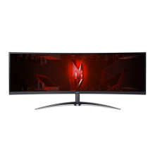 Монитор 44,5'' ACER Nitro XZ452CUVbemiiphuzx,ZeroFrame,Curved 1500R Black,32:9,VA,5120x1440,1/4ms,450cd,165Hz,2xHDMI(2.1)+1xDP(1.4)+1xType-C(PD90W)+Audio out+USB3.2(2Up 3Down)+RJ45,Speakers 3Wx2 (UM.MX2EE.V01)